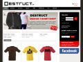 Trička s potiskem - Destruct.cz - designová trička
