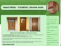 Truhlářství Mička - dřevěné dveře z masívu